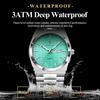 Business Man Watch Luminous Waterproof Stainless Steel Men Wristwatch Date Week Quartz Fashion Casual Men's Watches