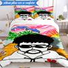 Bad Bunny Collage 3pcs K-pop music group Bedding set,Ideal for Bedroom, Dormitory,Including Duvet Cover And 2pcs Pillowcases,Fan gifts