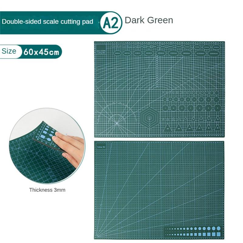 A2 Řezací podložka Pracovní stůl Patchworková řezací podložka Šití DIY Řezbářství Umění Malířský stolní podložka Šablona Řezací podložka Odolná