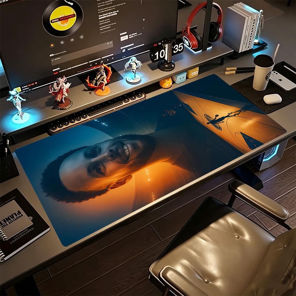 Stephen Curry Gaming Mouse Pad Desk Mouse Pad Desktop Mouse Pad Non-Slip Rubber Base Office and Gaming Desk Decoration