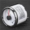 Mariner Tankanzeige 52mm/2in Kraftstofftank Füllstandsanzeige Wasserdicht 0-190 Ohm Signal Zeigerinstrument für Marineboot Auto (Weiß)