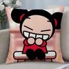 Cartoon Pucca Anime Kawaii Cushion Cover Cushion Covers Natural Linen Breathable Sofa Bedroom Decor Pillowcase