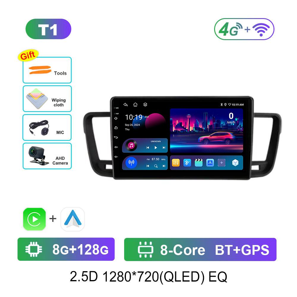 Car Radio Android 14 For Peugeot 508 2011 - 2018 GPS Multimedia Player Navigation Stereo DSP BT Head Unit Audio 4G Coolling Fan