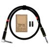 Guitar Lead Instrument Cable Noiseless Guitar Sound Cable Straight To Right Angle 6.35mm 1/4Inch To 1/4Inch Amps Cable