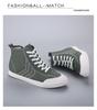 2026 Spring Women's Breathable High-Top Canvas Sneakers – Classic Versatile Casual Shoes