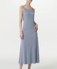 Musinsa Standard Woman Women'S Soft Jersey Long Dress [Blue Grey]