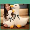 Plush Adorable White Goose Toy Cartoon Stuffed Animal Bedtime Kids Gift Birthday