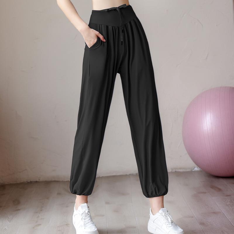 Quick-Dry Women's Loose Yoga & Running Pants - Spring/Summer