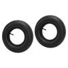 2PCS 3.50 4.00‑6 Tire with TR87 Bent Valve Stem Rubber for Wheelbarrows Go Kart ATV Snow Mowers Hand Trucks