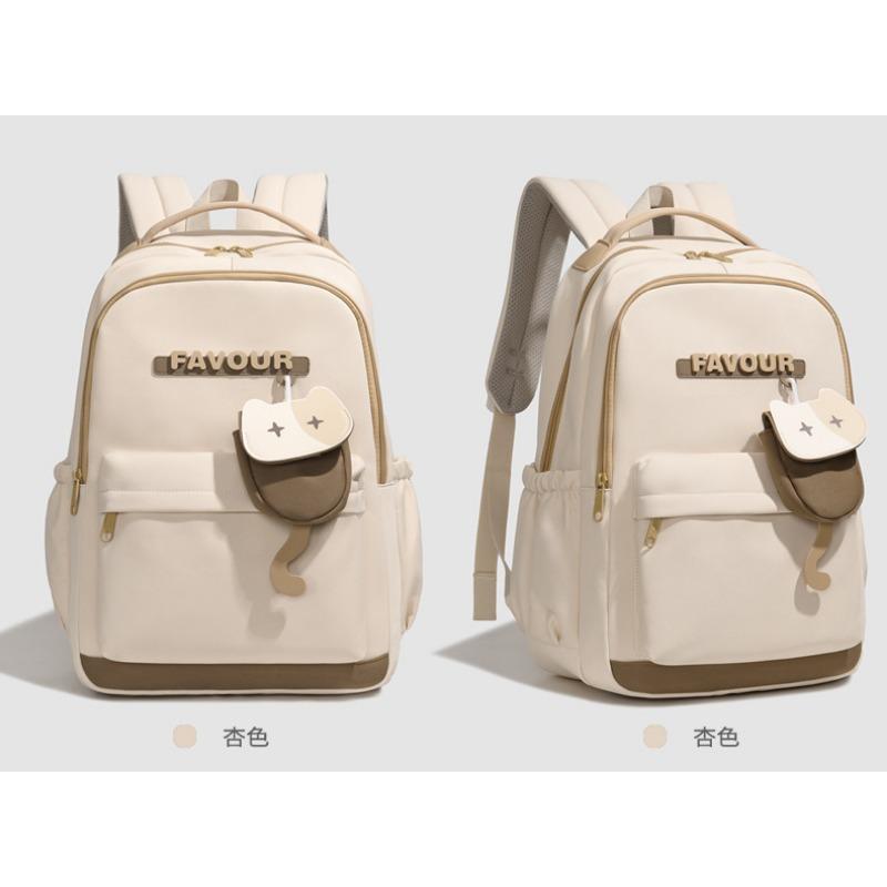 New high-value, fresh and sweet candy-colored backpack, lightweight and large-capacity backpack for junior high school students