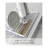 Yamazaki Jitsugyo 10677 Drainer Basket that Can Dry Water Bottle Upright, White W36.9 x D18.8 x H5cm Tower Drainer Rack Water Bottle Tableware