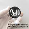 56MM 4Pcs Car Emblem Wheel Hub Center Cap Sticker Rim Badge Cover For Honda Stepwgn Prelude Odyssey Vezel FIT CRV CRZ CRX Accord
