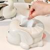 Light Luxury Ceramic Rabbit Tissue Box Creative Home Living Room Dining Table Paper Drawer Decoration Kitchen Napkin Storage Box