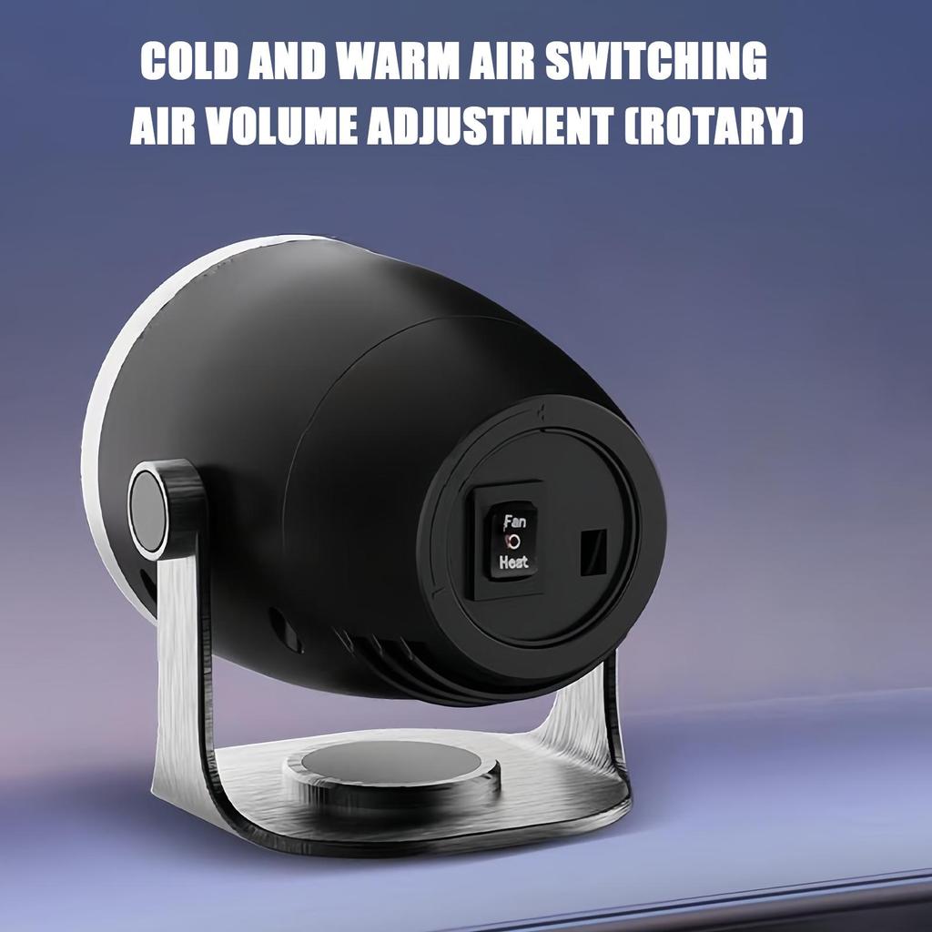 12V Electric Car Heater Air Cooler Fan 100w Portable Demister Defroster Heating Fan Dryer Windshield Defogging Accessroies