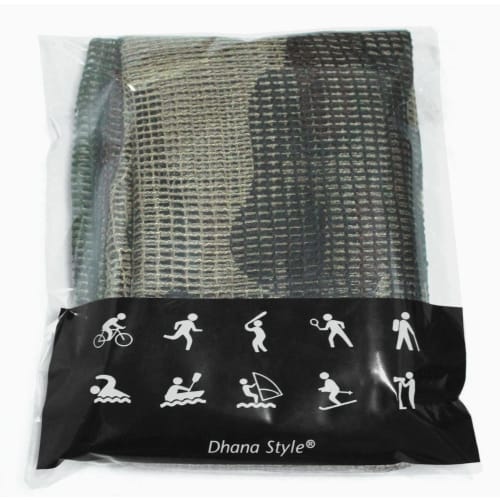 Sniper Veil Military Camouflage Mesh Army Ghillie Net Sniper Rifle Cover Camouflage Shemagh Scarf Face Headwear (Woodland)