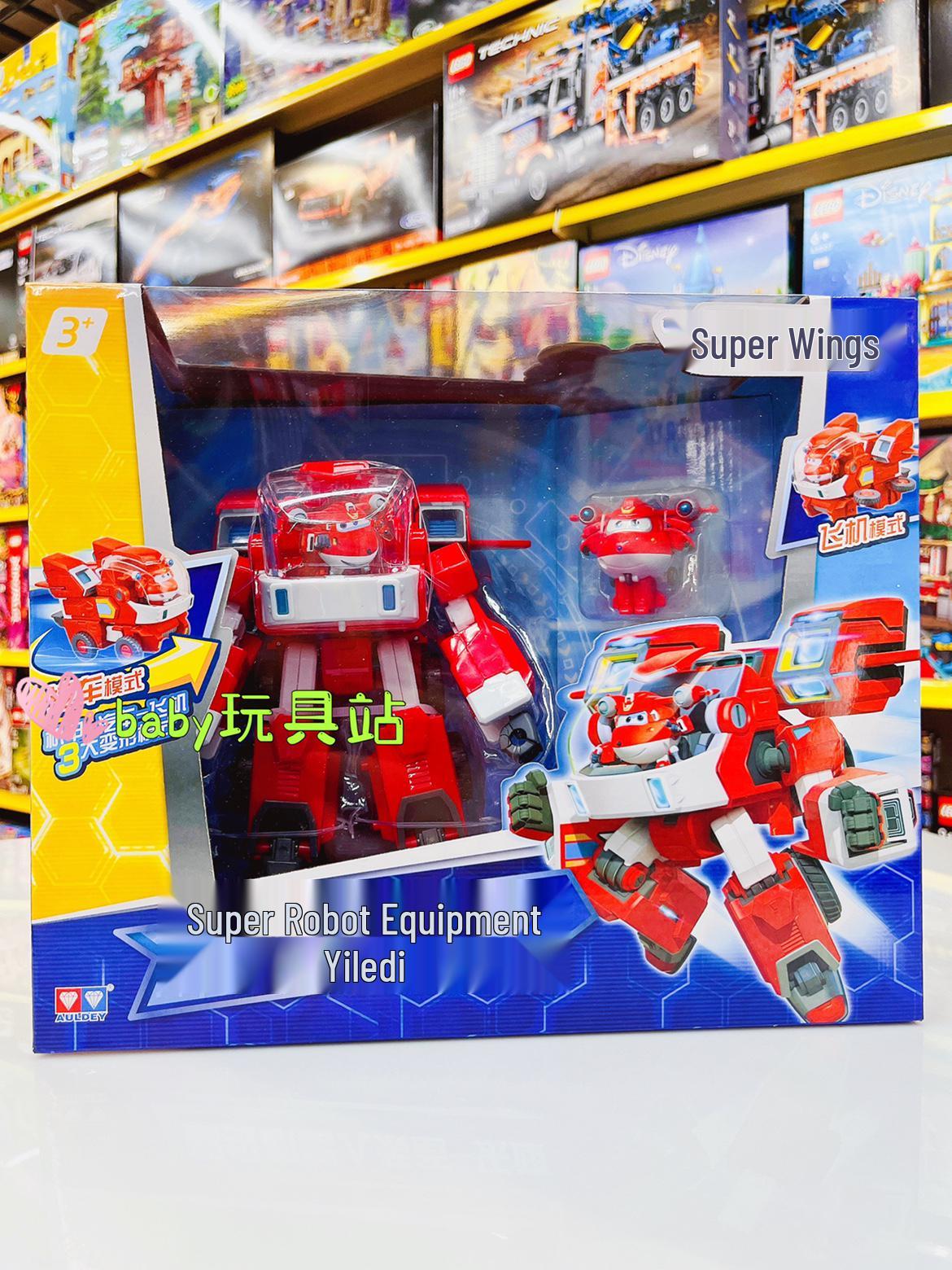 Super Wings Season 9 Jett & Dodo Transforming Mecha Toy Set