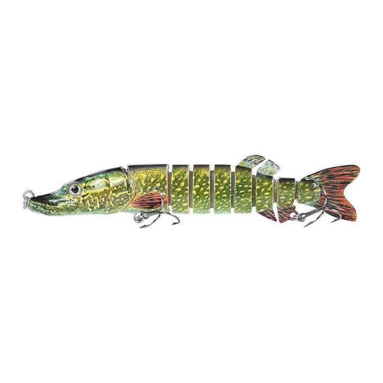 Simulation Seawater Luya Bait Nine Pike Luya Bait Hard Bait Bait 150Mm/26G Crocodile