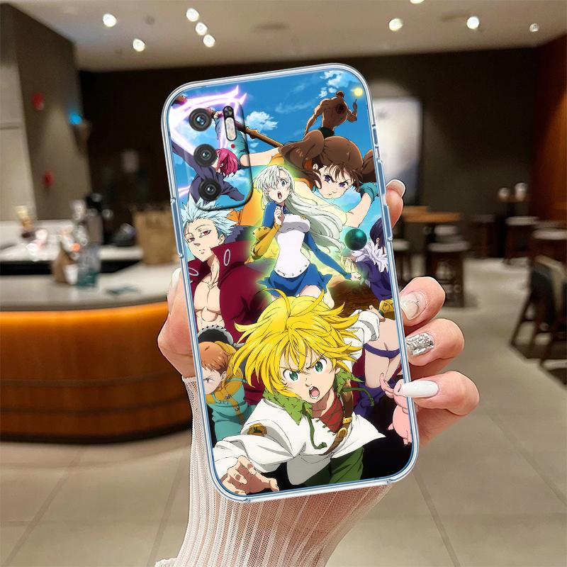 RE52 S-Seven D-Deadly Sin Transparent Phone Case for Samsung Galaxy A04 A04S A14 A23 A34 A54 M23 M33 M52 M53