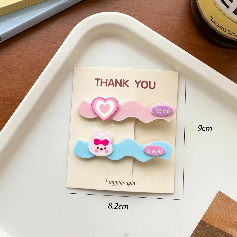 Cute Cartoon Animal Hairpin Sweet Student Bangs Side Clip Headgear Girls Women Headwear Hair Styling Tools Accessories