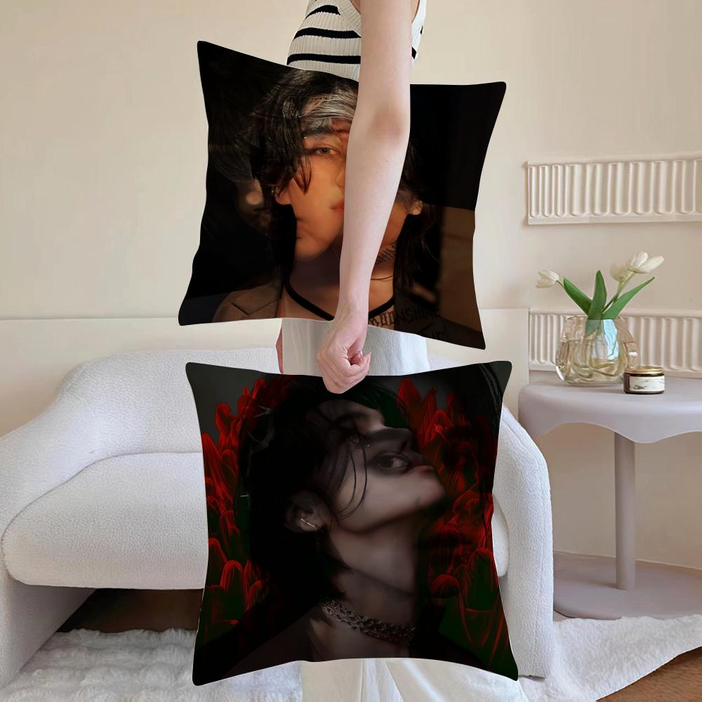 Jeff Satur Kissenbezug Musterbedruckter Kissenbezug für Wohnzimmer Sofakissenbezug & Schlafzimmerdekoration