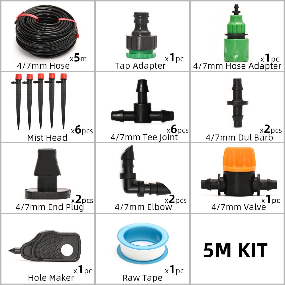 

13cm Adjustable Drip Head Watering Set for Automatic Irrigation and Atomization