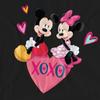 Mickey Mouse Unisex Adult Xoxo Minnie Mouse Valentine`s Day T-Shirt