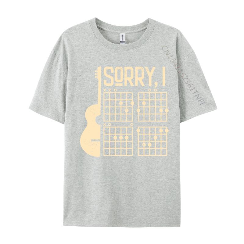 Promiň Idgaf Kytara Promiň Nedávám F Kytara Trička Topy Design Košile Top Trička Normální Tričko Móda O-výstřih Tričko