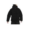 Nike Embroidered Logo Stand Collar Zip Down Jacket Women Outerwear Black DV6676-010