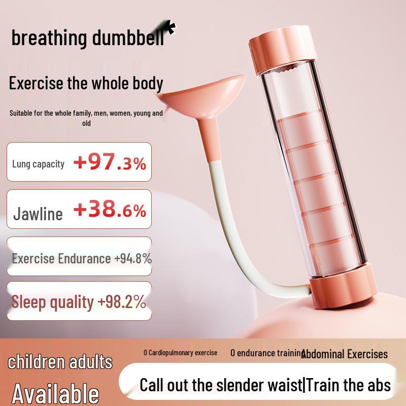 Abdominal & Lung Breathing Trainer for Muscle Toning and Face Slimming