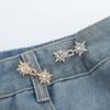 Zircon Stars Shaped Adjustable Tighten Invisibility Decoration Waist Buckles Jeans Pants Skirts Detachable Clothing Accessories