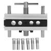 Self Center Dowel Jig Kit Drilling Set Alloy Steel Woodworking Hole Punch Locator