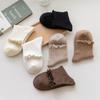 Socks With Ruffles NEW Spring And Summer Thin Style  Women's Socks Solar System Jk Cute Socks Ventilate Solid Color Casual Socks