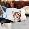 Quirky Cat Glass Car Beautification Decoration Stickers