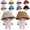 Fashion Design Doll Hat Cotton Candy Color Fisherman Hat Plush Doll Head Decoration  Plush Doll