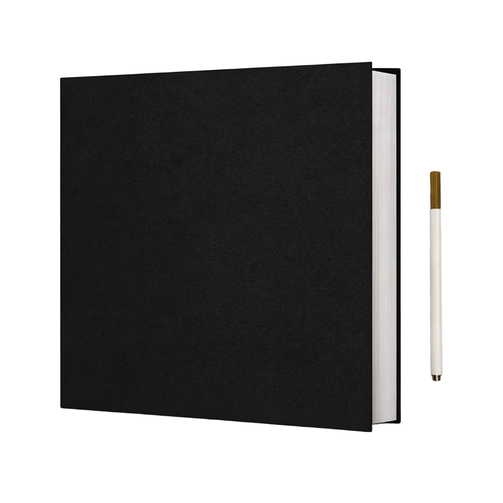 Large Square Photo Album with Hardcover Binding and Acid-Free Pages for Storing and Displaying Photographs and Memorabilia Keepsake Book One Size