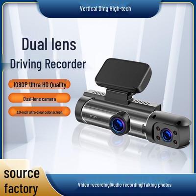 1080P HD Dual Dash Cam with WiFi, Night Vision, Front and Rear Monitoring