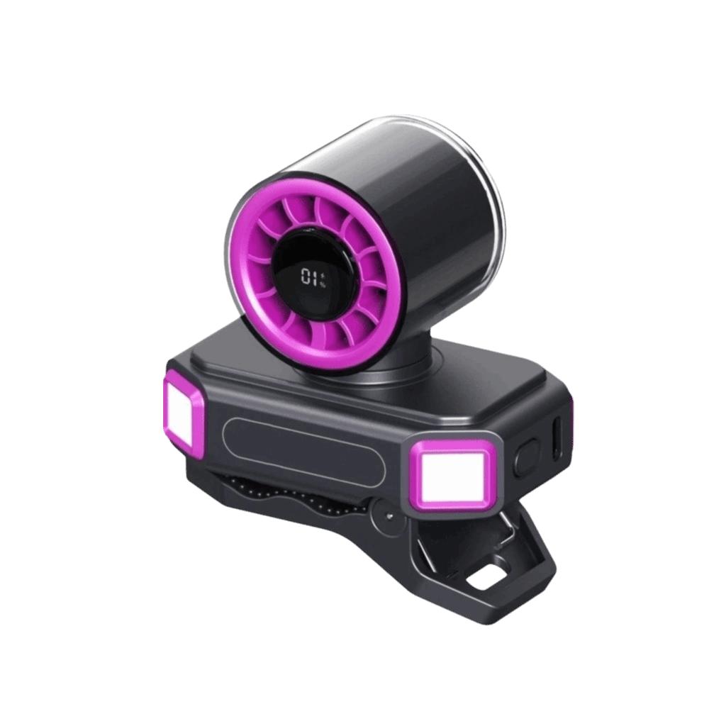 Clip-on High Airflow Fan Portable Turbo Blower Fan Turbo Handheld Fan  Engineering Projects серый