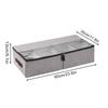 Under Bed Storage Containers Foldable With Clear Lid Handles Under The Bed Storage Bins For Closet Bedroom Living Room Home