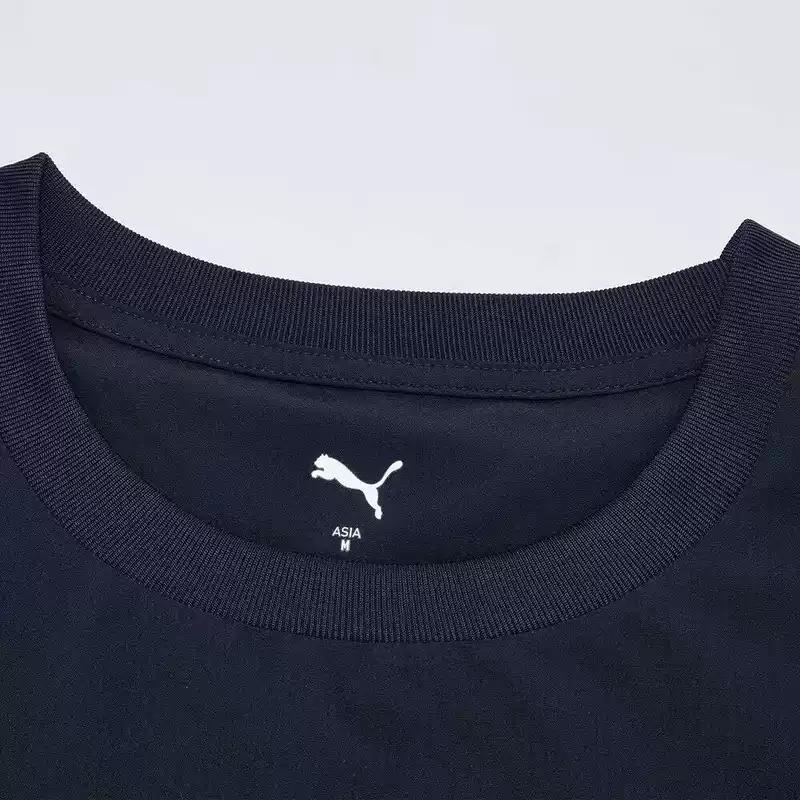 Puma Casual Round Neck Loose Fit Short Sleeve Sports T-Shirt Unisex Tops 636291-16