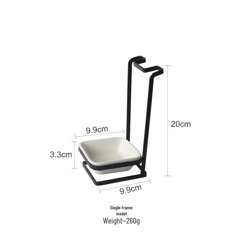 Stainless Steel Spoon and Ladle Holder - Skimmer Rack for Kitchen & Restaurant