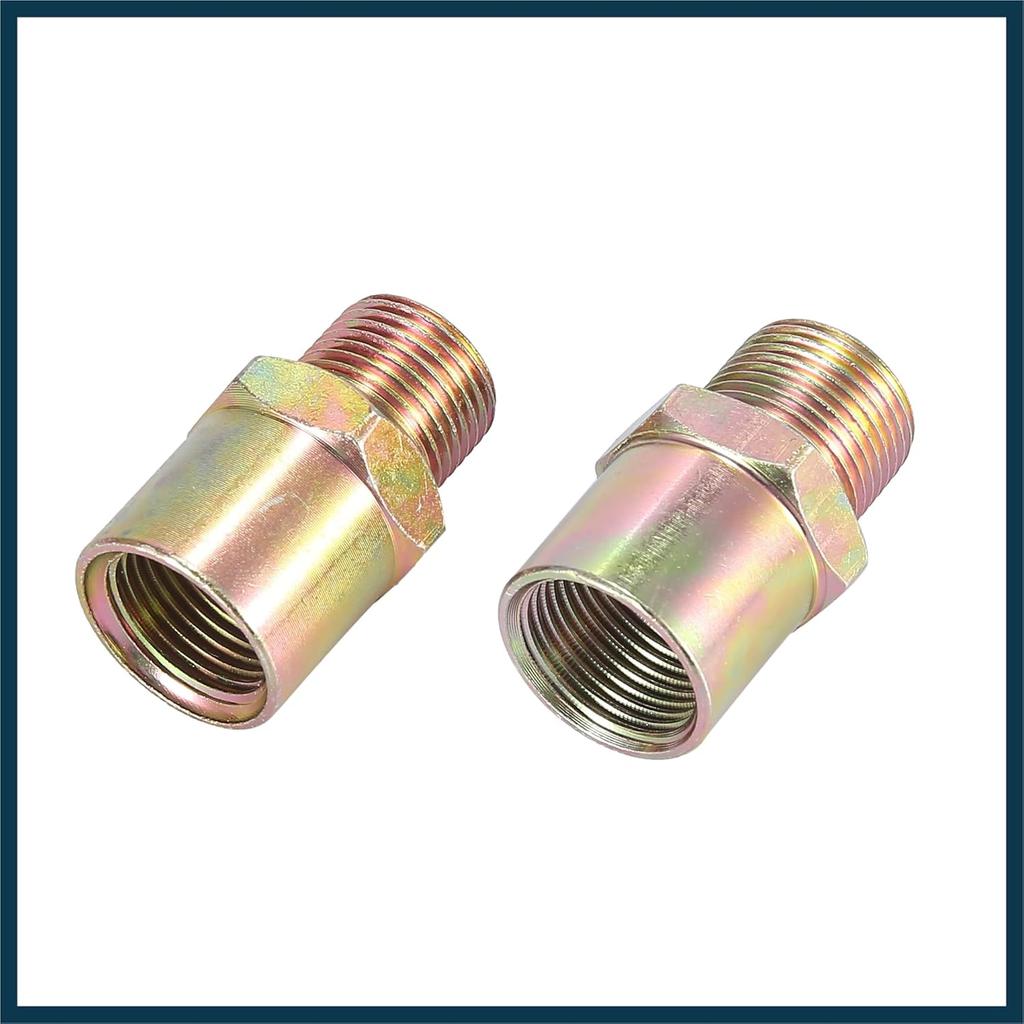 Universal Car Aluminum Alloy Oil Filter Cooler Sandwich Thread Plate Adapter Oil Cooler Kit Silver Tone M20x1.5 1/8 NPT Automotive Parts