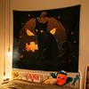 1PC Horror Halloween Event Dress up Cloth Party Background Decoration Cloth Pumpkin Lantern Tapestry Decoration