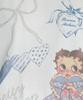 Ronron Betty Boop Dreamy Ribbon Over Fit T Shirt White