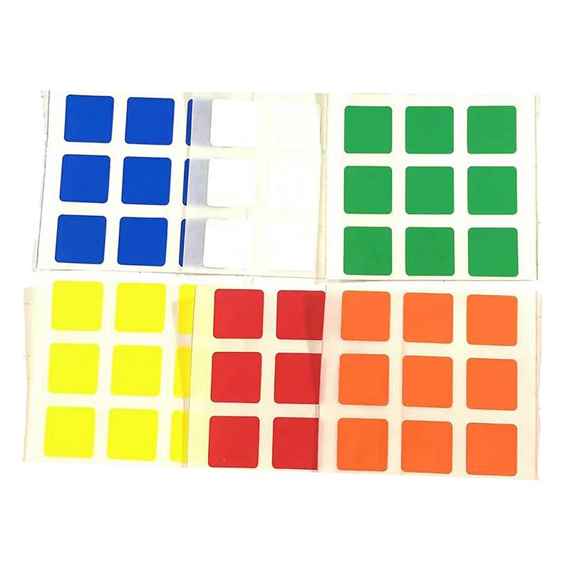 Hohe Qualität Ersetzen Helle Farbe 3X3 Geschwindigkeit Cube Aufkleber Cubo Magico Spielzeug Für Kinder Erwachsene Geschenk Kinder 3X3X3 Aufkleber