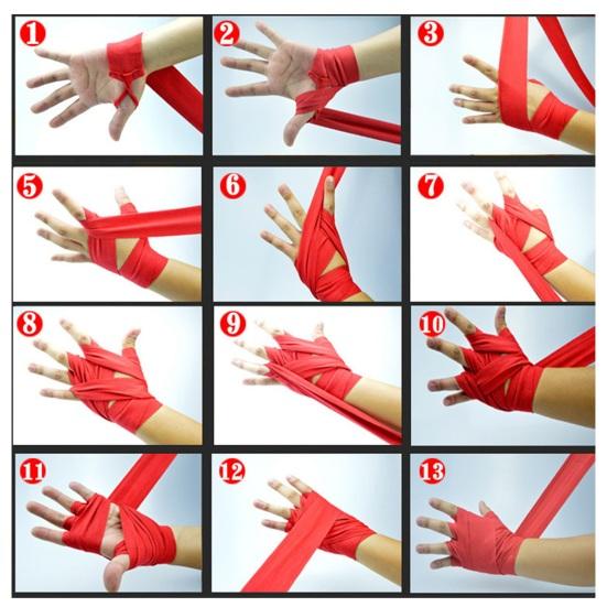 Boxbandagen Fitness Handflächenschutz Handschuhe Anti-Rutsch Handgelenkbandagen Griffkraftbänder Verstellbar Bequeme Handflächenschützer für Sporttraining