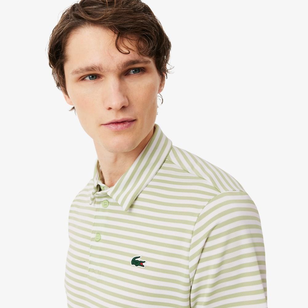 Lacoste Men's Golf Stripe Short-Sleeve Polo Shirt DH3187-56G3IG