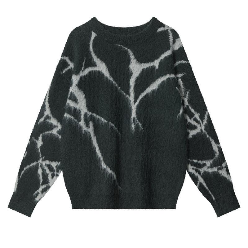 HeyHenry Men s Winter Long Sleeve Round Neck Textured Knit Sweater Extra Large