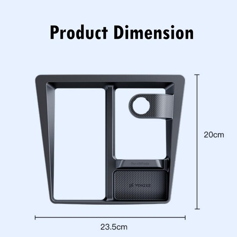ABS Wireless Charging Hub Mount For Tesla Model Y Juniper & Model 3 Highland 2025 2026 Center Console Organizer Holder