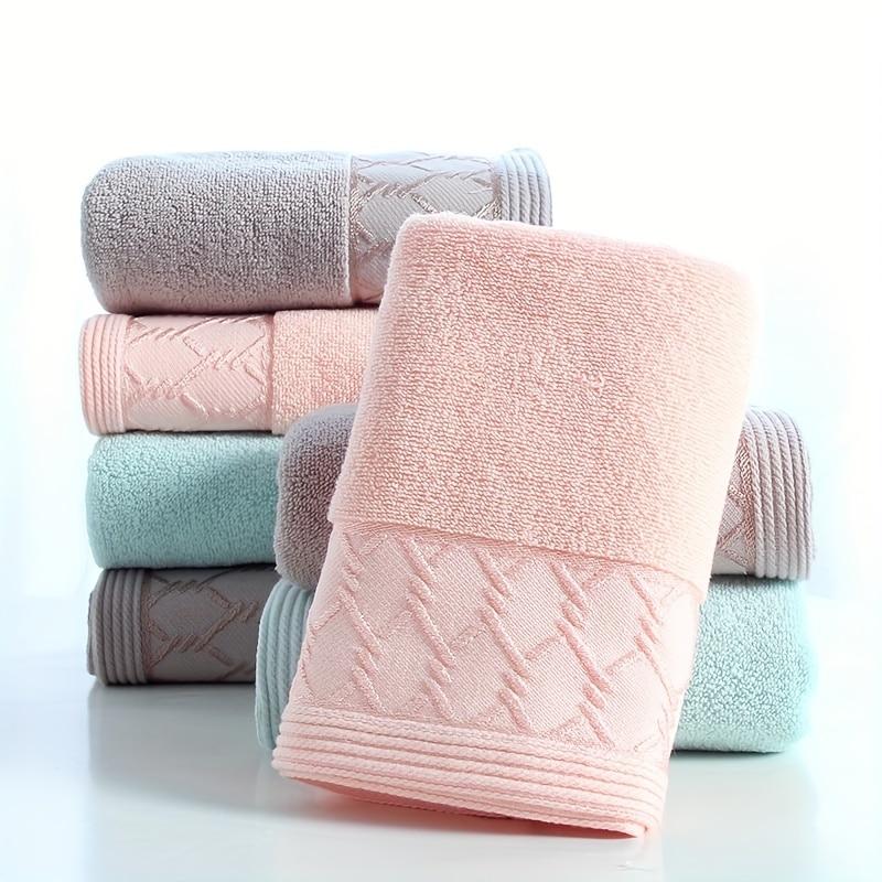 4 Thick and Soft Absorbent Towels, Face Towels, and Household Daily Towels