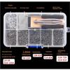500Pcs with Screws Nose Pads Screwdriver Nuts Eyeglass Nose Pads Screw-In Kit  for Glasses